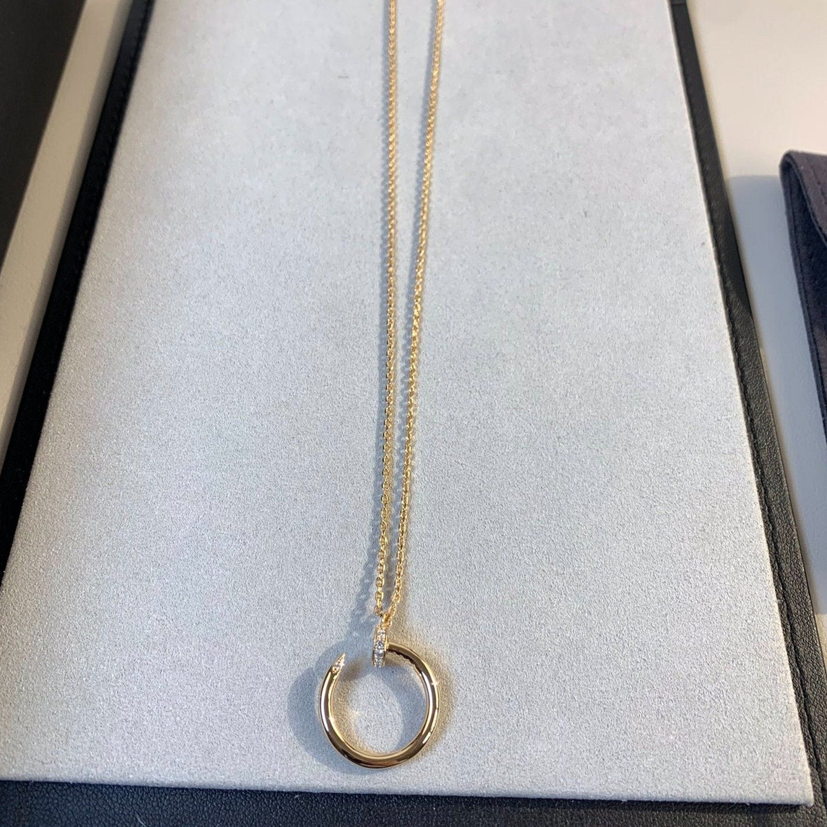 [⭐moonlume]JUSTE NECKLACE PINK GOLD