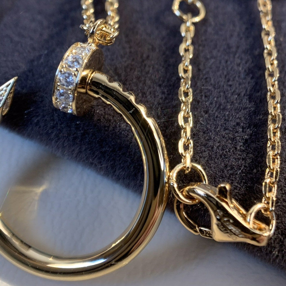 [⭐moonlume]JUSTE NECKLACE PINK GOLD