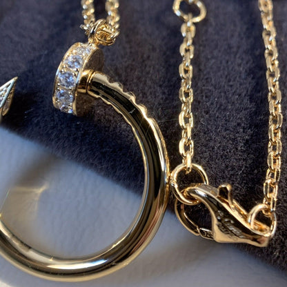[⭐moonlume]JUSTE NECKLACE PINK GOLD