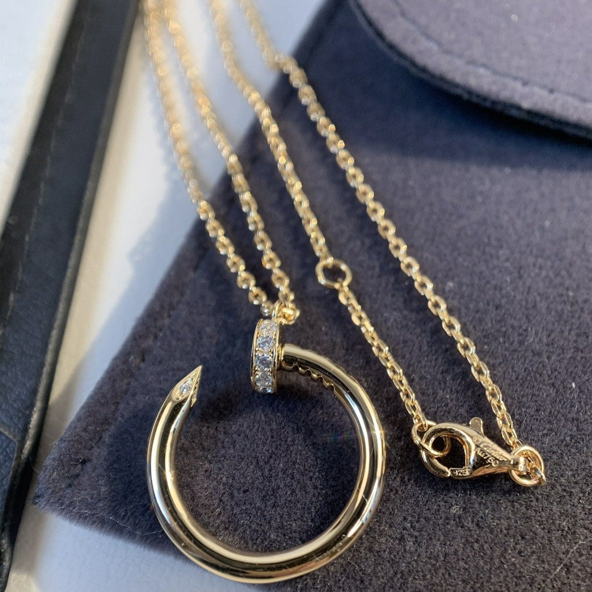 [⭐moonlume]JUSTE NECKLACE PINK GOLD