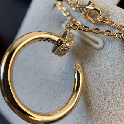 [⭐moonlume]JUSTE NECKLACE PINK GOLD