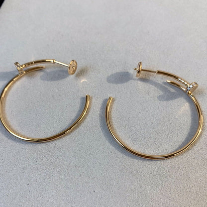 [⭐moonlume]JUSTE EARRINGS GOLD DIAMONDS 1.8MM