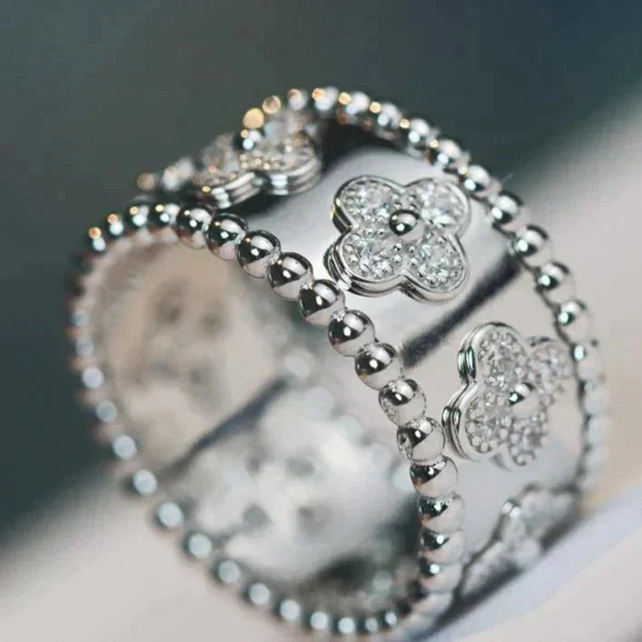 [⭐moonlume]CLOVER KALEIDOSCOPE RING 10MM