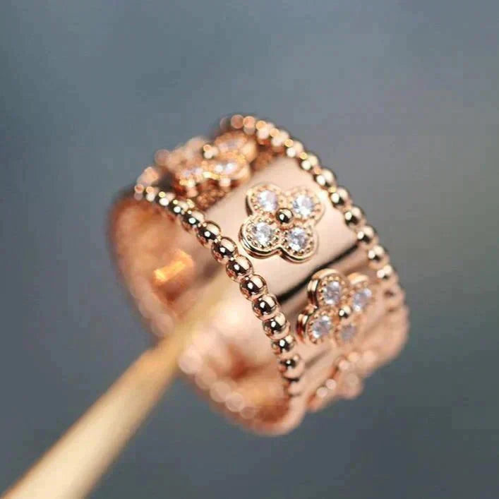 [⭐moonlume]CLOVER KALEIDOSCOPE RING 10MM