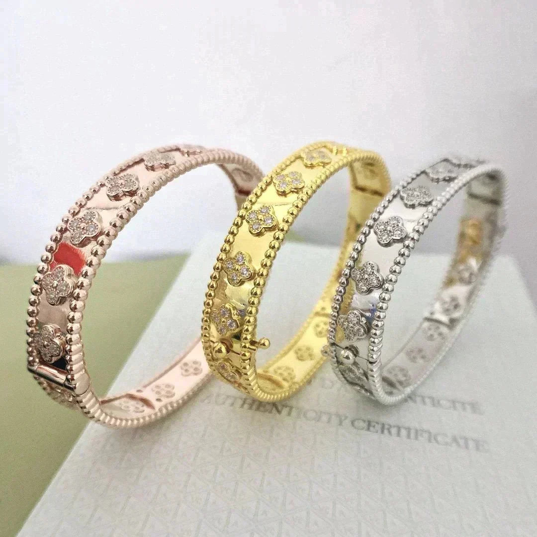 [⭐moonlume]CLOVER BRACELET 8MM DIAMONDS