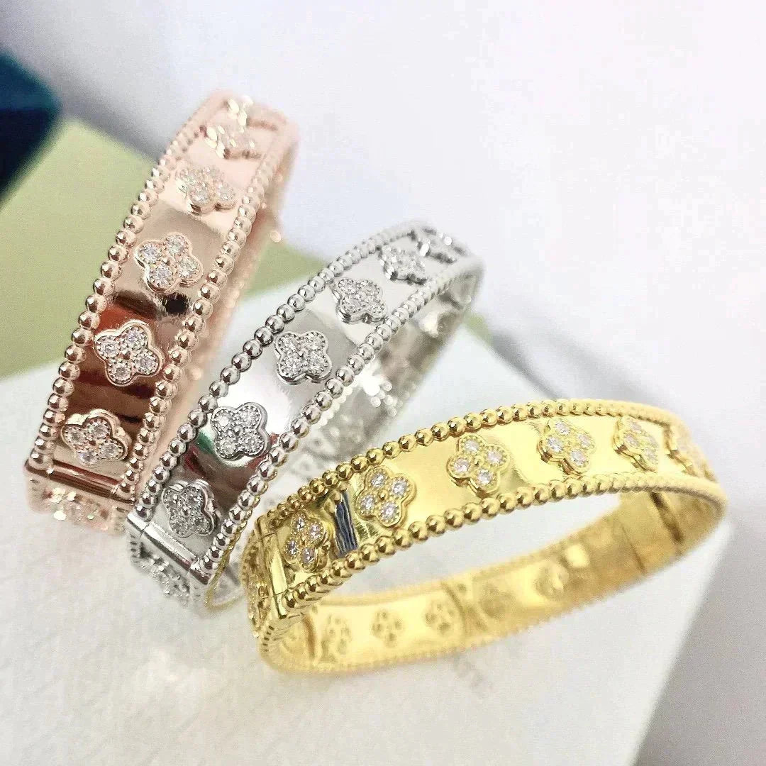 [⭐moonlume]CLOVER BRACELET 8MM DIAMONDS