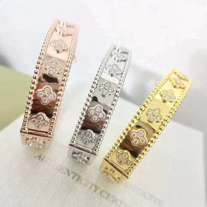 [⭐moonlume]CLOVER BRACELET 8MM DIAMONDS