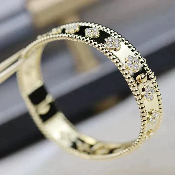 [⭐moonlume]CLOVER BRACELET 8MM DIAMONDS