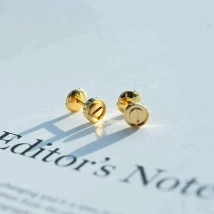 [⭐moonlume]LOVE EARRINGS GOLD 10MM