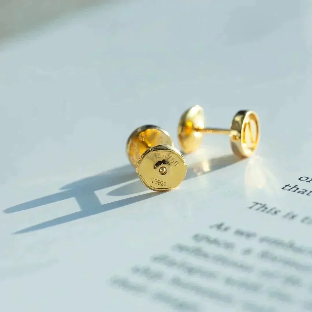 [⭐moonlume]LOVE EARRINGS GOLD 10MM