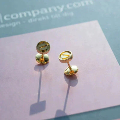[⭐moonlume]LOVE EARRINGS GOLD 10MM