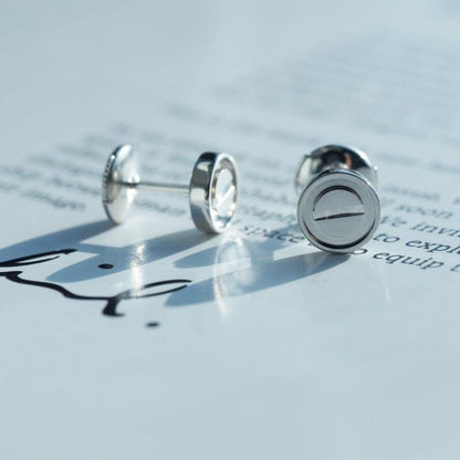 [⭐moonlume]LOVE EARRINGS SILVER 10MM