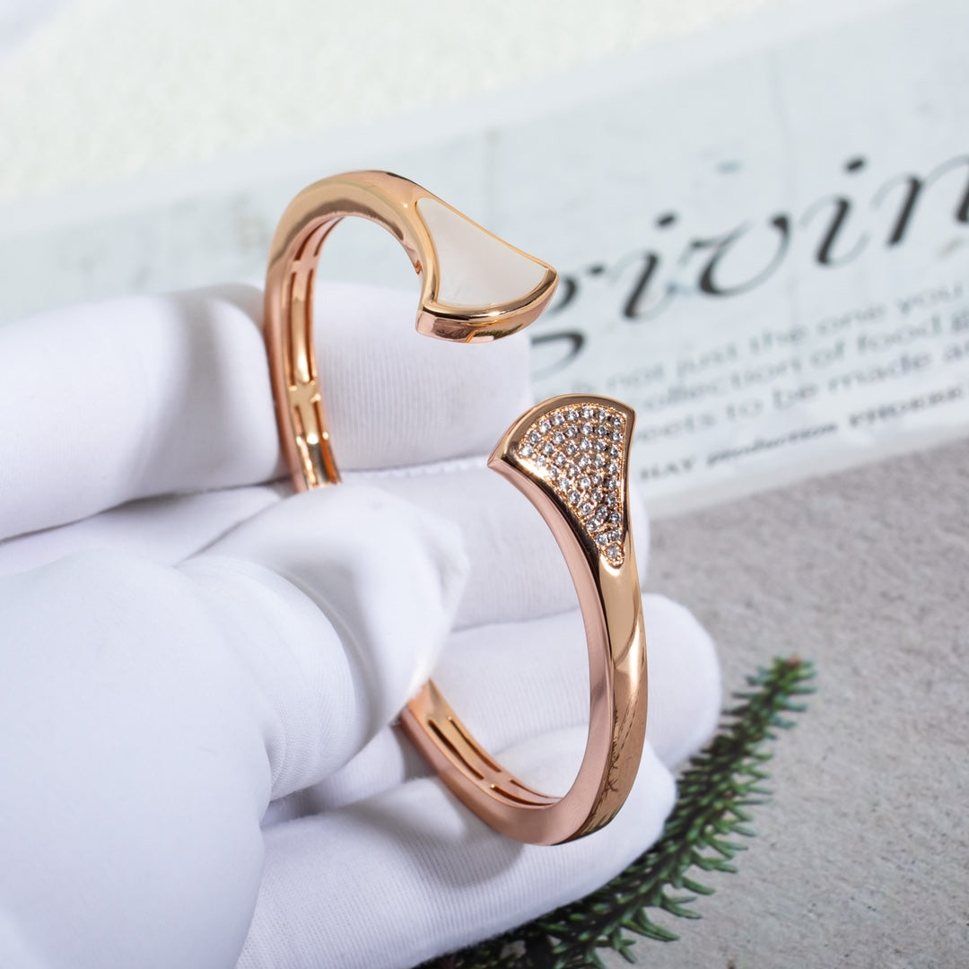 [⭐moonlume]DREAM BRACELET OPEN PINK GOLD MOP DIAMOND