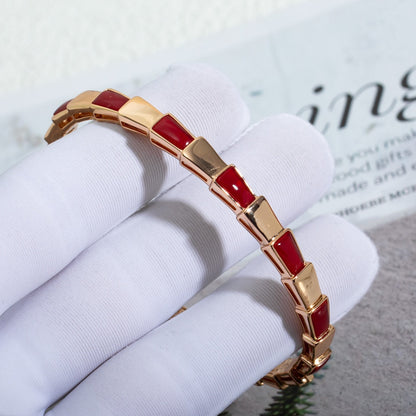 [⭐moonlume]SERPENTI BRACELET PINK GOLD RUBELLITE