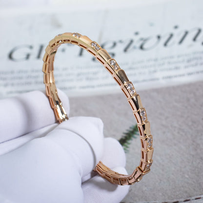[⭐moonlume]SERPENTI SMALL BRACELET PINK GOLD DIAMOND