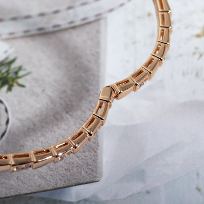 [⭐moonlume]SERPENTI SMALL BRACELET PINK GOLD DIAMOND