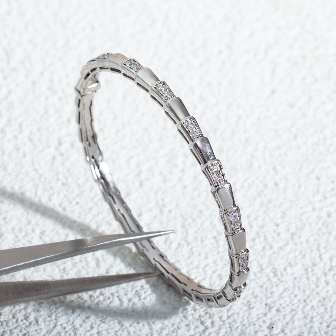 [⭐moonlume]SERPENTI BRACELET SILVER DIAMOND