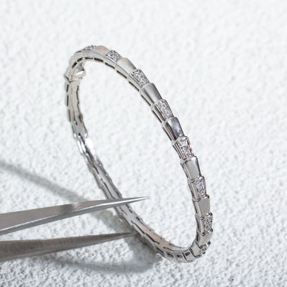 [⭐moonlume]SERPENTI BRACELET SILVER DIAMOND