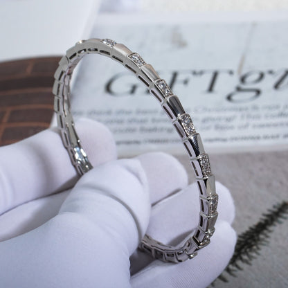 [⭐moonlume]SERPENTI BRACELET SILVER DIAMOND