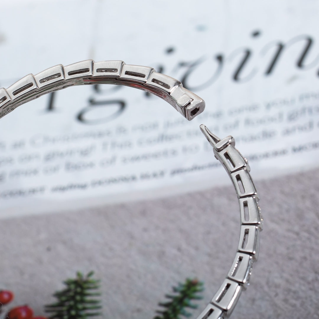 [⭐moonlume]SERPENTI BRACELET SILVER DIAMOND