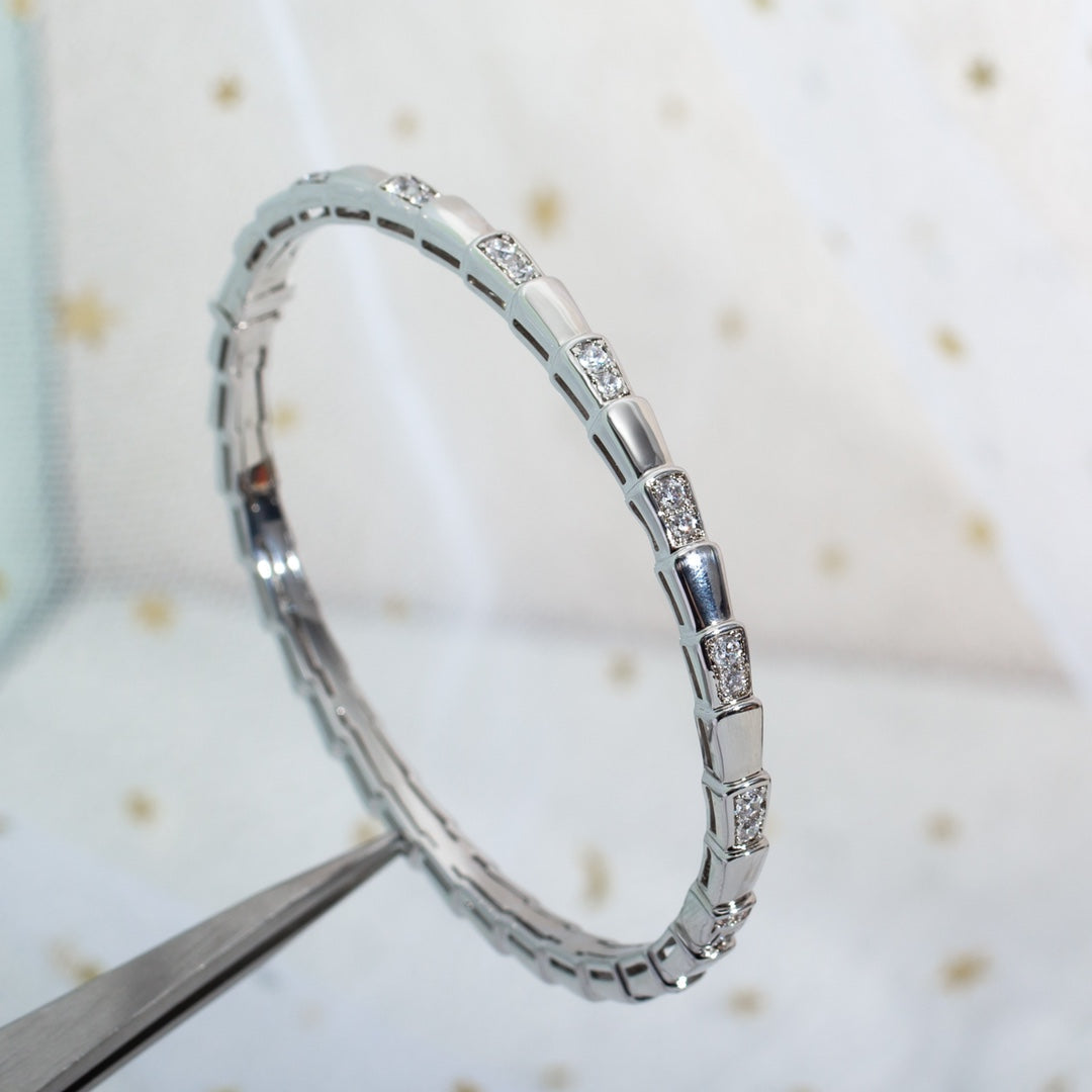 [⭐moonlume]SERPENTI BRACELET SILVER DIAMOND