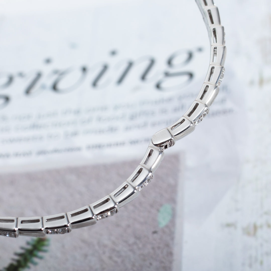 [⭐moonlume]SERPENTI BRACELET SILVER DIAMOND
