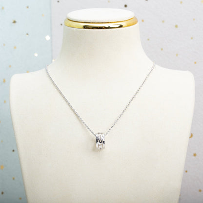 [⭐moonlume]PARENTESI NECKLACE SILVER