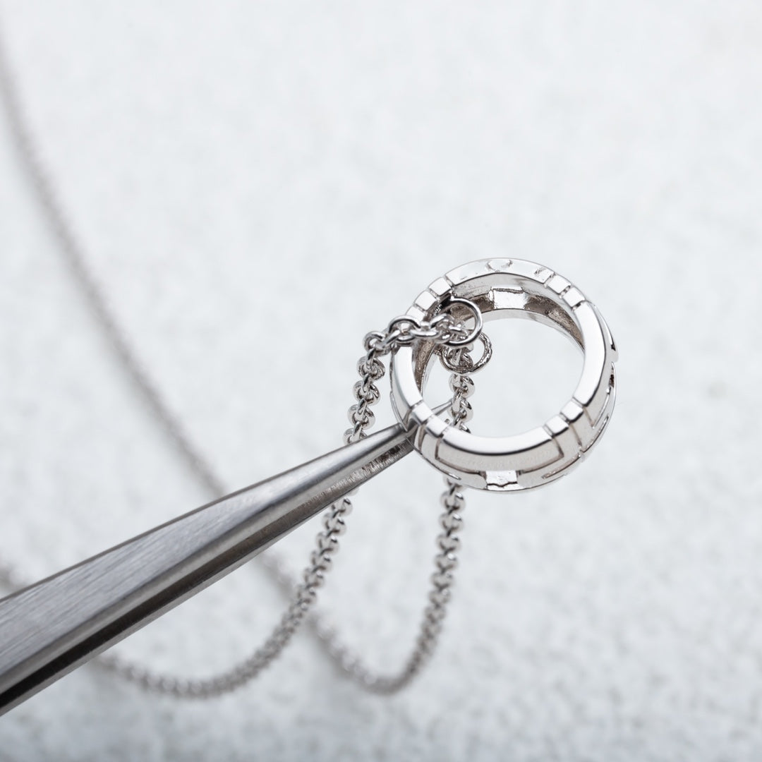 [⭐moonlume]PARENTESI NECKLACE SILVER