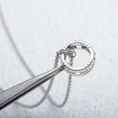 [⭐moonlume]PARENTESI NECKLACE SILVER