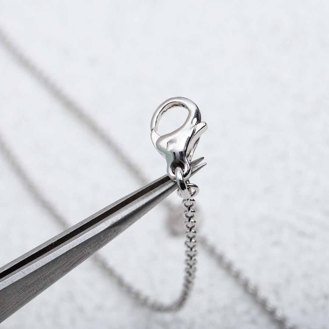 [⭐moonlume]PARENTESI NECKLACE SILVER