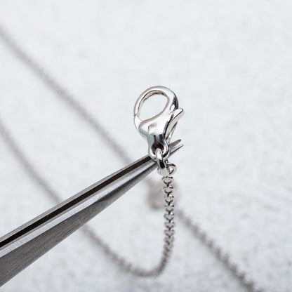 [⭐moonlume]PARENTESI NECKLACE SILVER
