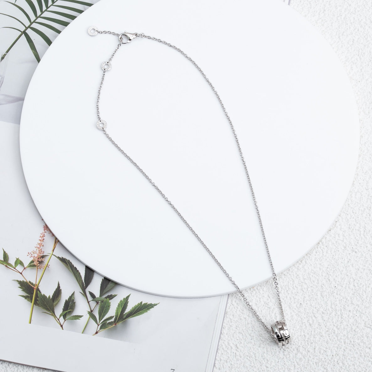 [⭐moonlume]PARENTESI NECKLACE SILVER