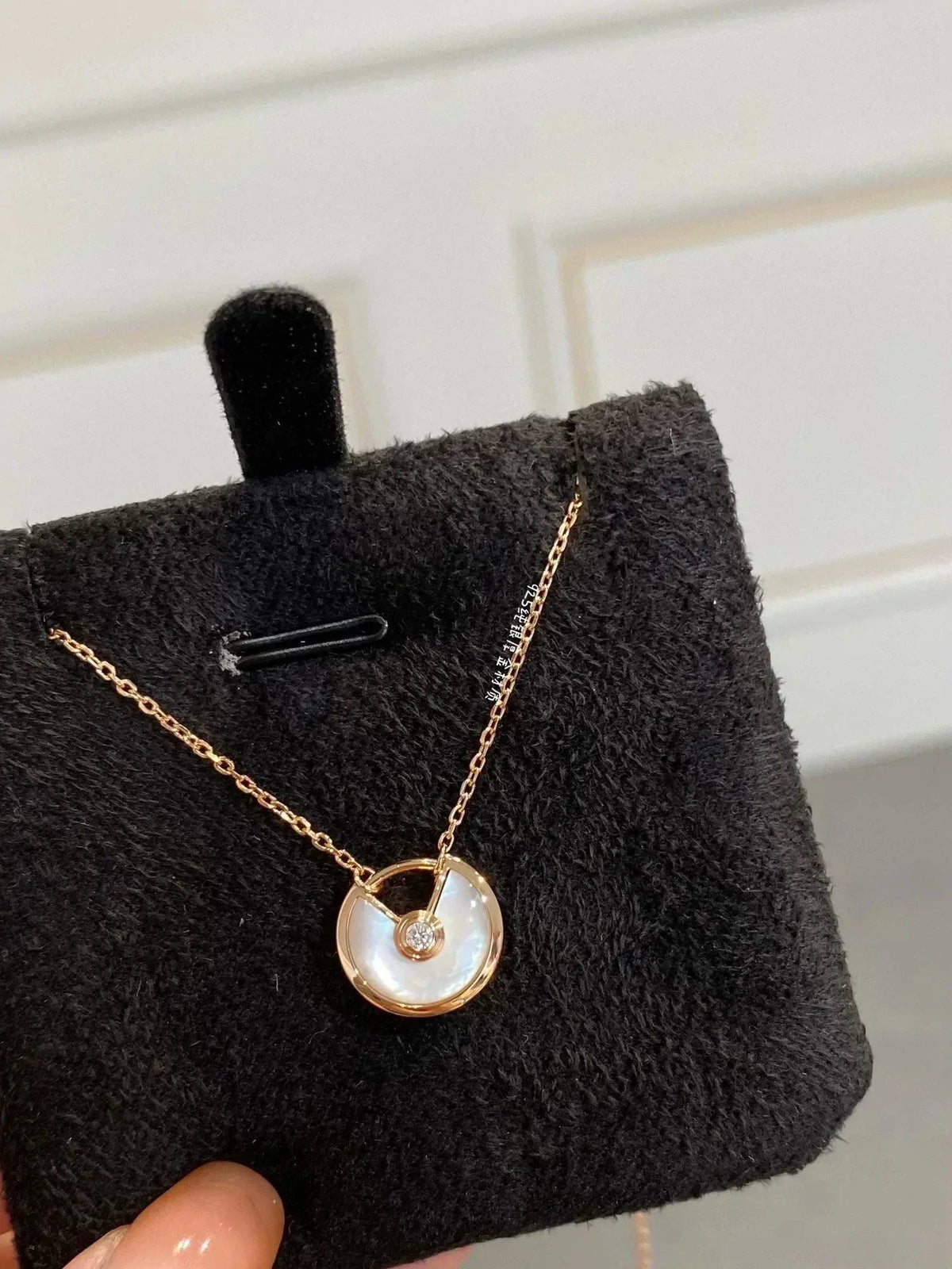 [⭐moonlume]AMULETTE ROSE GOLD MOP NECKLACE