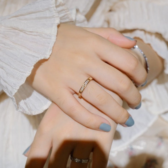 [⭐moonlume]LOVE RING 2.65MM DIAMOND