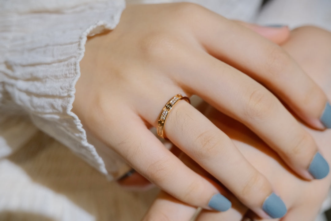 [⭐moonlume]LOVE RING 2.65MM DIAMOND
