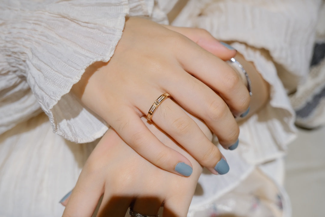 [⭐moonlume]LOVE RING 2.65MM DIAMOND