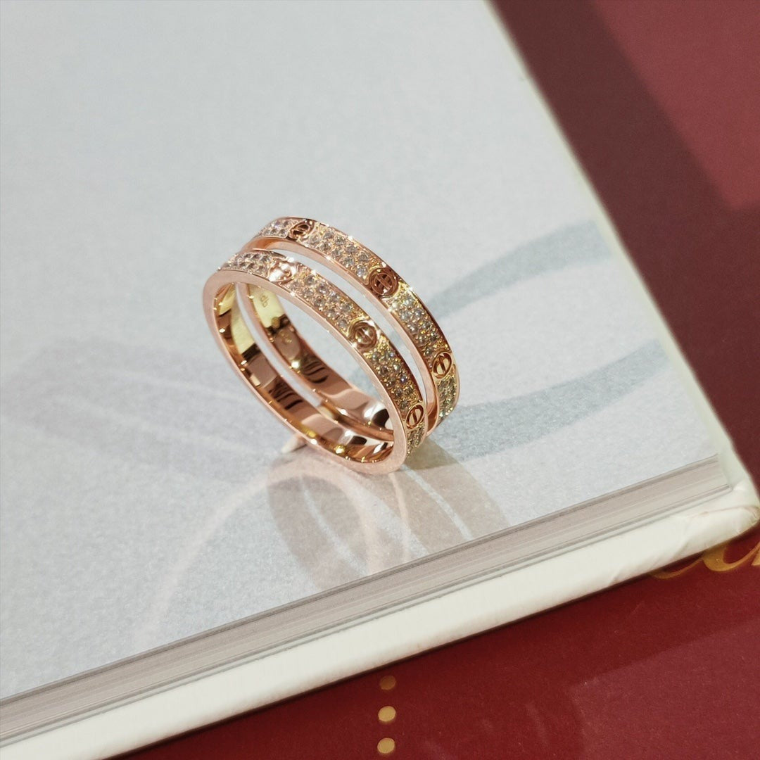 [⭐moonlume]LOVE RING 2.65MM DIAMOND