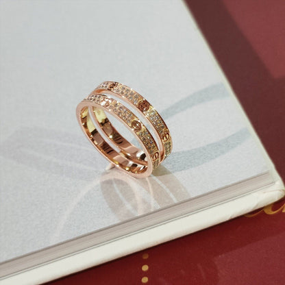 [⭐moonlume]LOVE RING 2.65MM DIAMOND