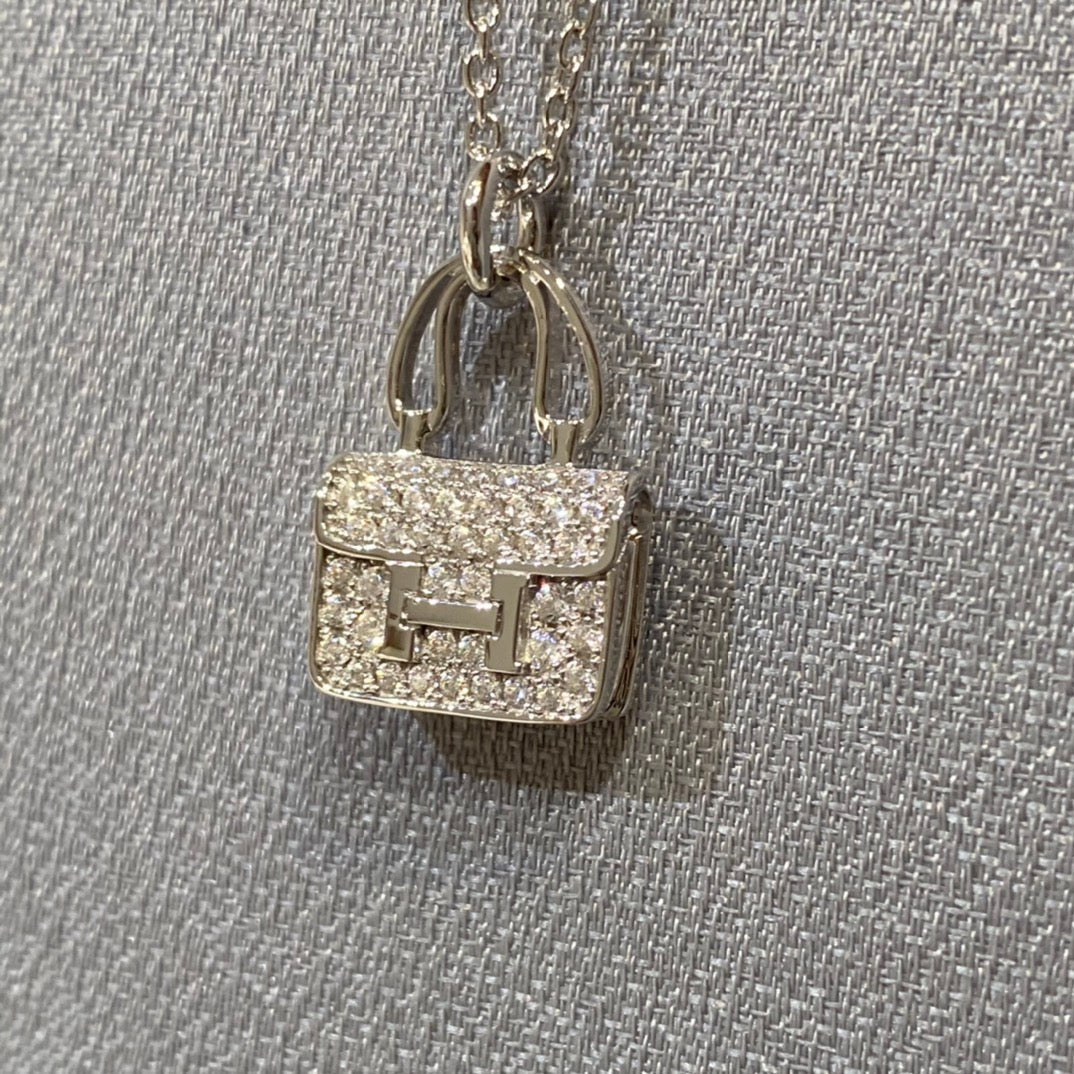 [⭐moonlume]CONSTANCE PEDANT DIAMOND NECKLACE