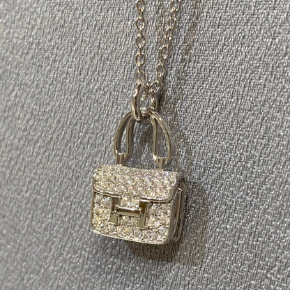 [⭐moonlume]CONSTANCE PEDANT DIAMOND NECKLACE