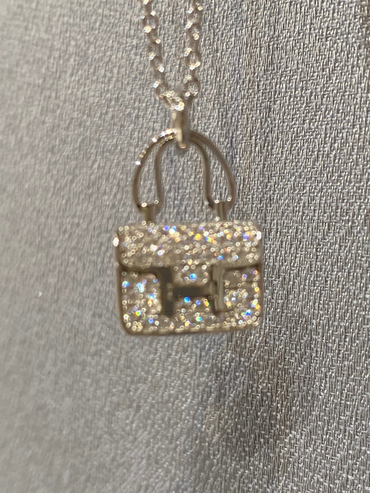 [⭐moonlume]CONSTANCE PEDANT DIAMOND NECKLACE