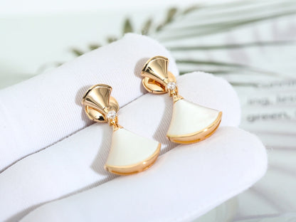 [⭐moonlume]DREAM MOP PINK GOLD EARRINGS