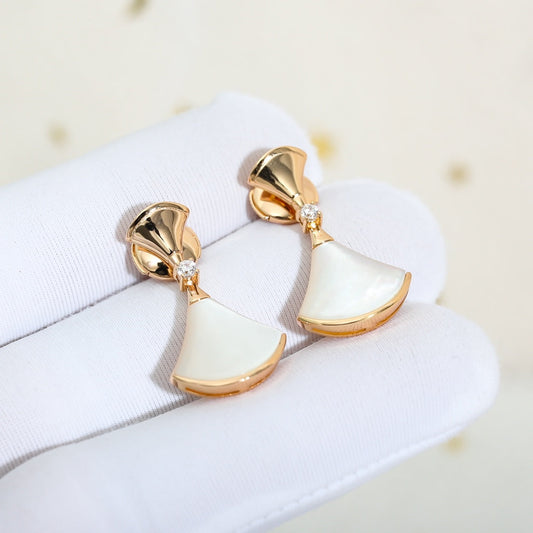 [⭐moonlume]DREAM MOP PINK GOLD EARRINGS