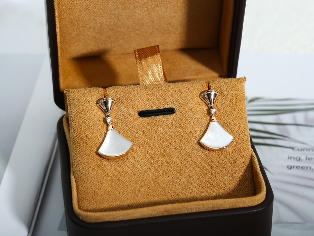 [⭐moonlume]DREAM MOP PINK GOLD EARRINGS