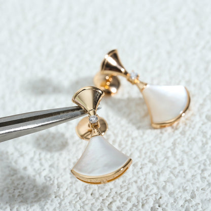 [⭐moonlume]DREAM MOP PINK GOLD EARRINGS