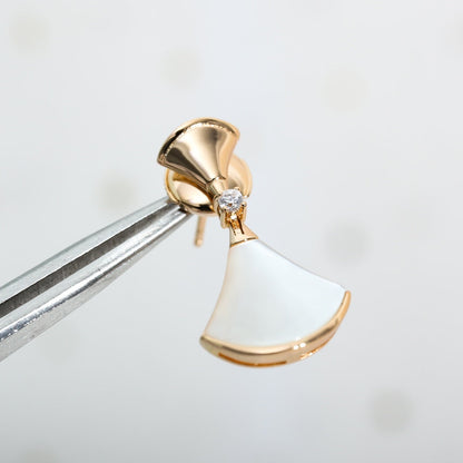 [⭐moonlume]DREAM MOP PINK GOLD EARRINGS