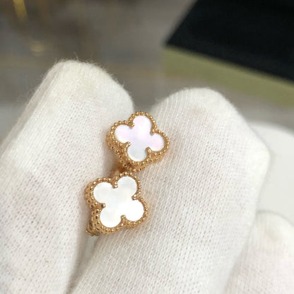 [⭐moonlume]CLOVER MINI GOLD EARRINGS