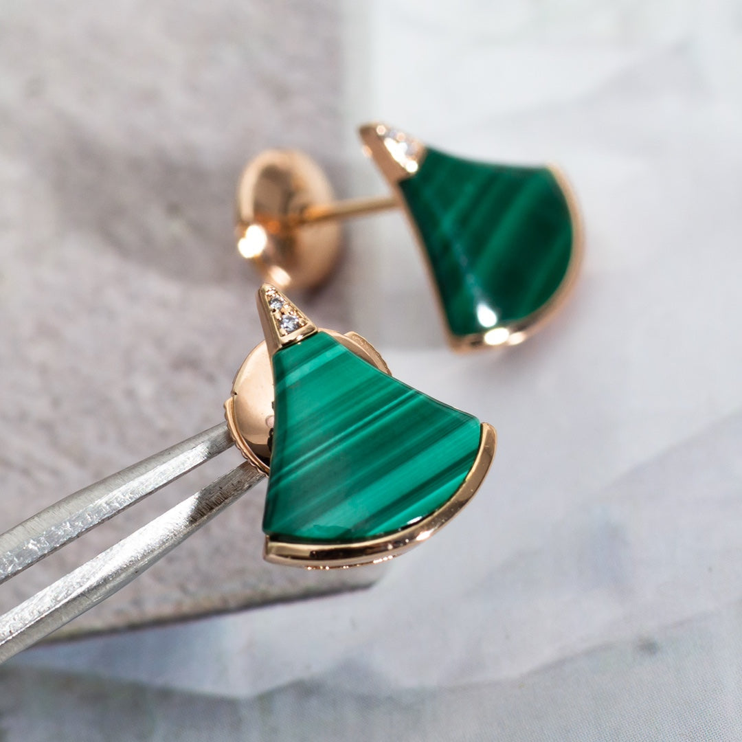 [⭐moonlume]DIVAS DREAM EARRINGS PINK GOLD