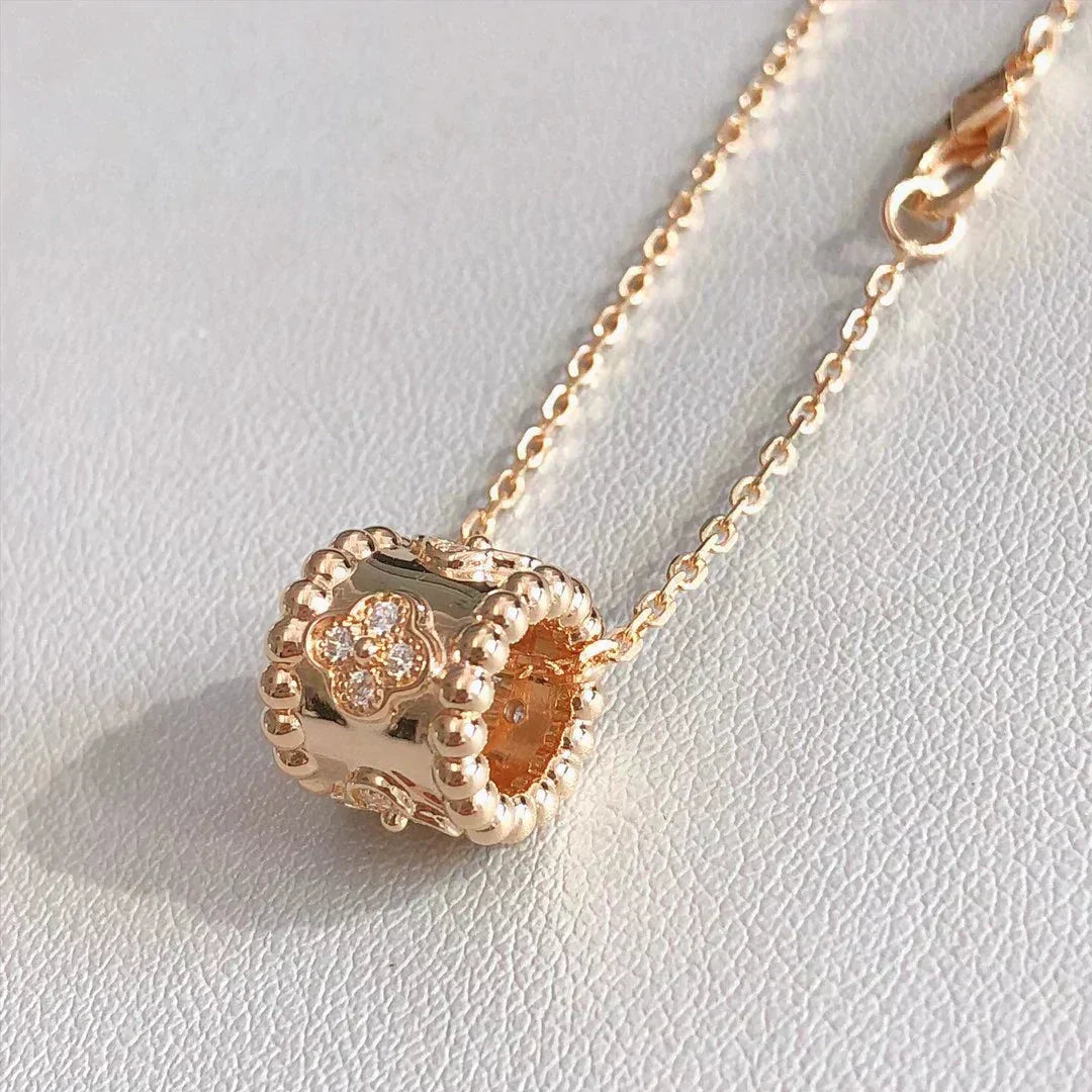 [⭐moonlume]PERLEE PEDANT NECKLACE GOLD / ROSE GOLD