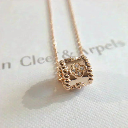 [⭐moonlume]PERLEE PEDANT NECKLACE GOLD / ROSE GOLD